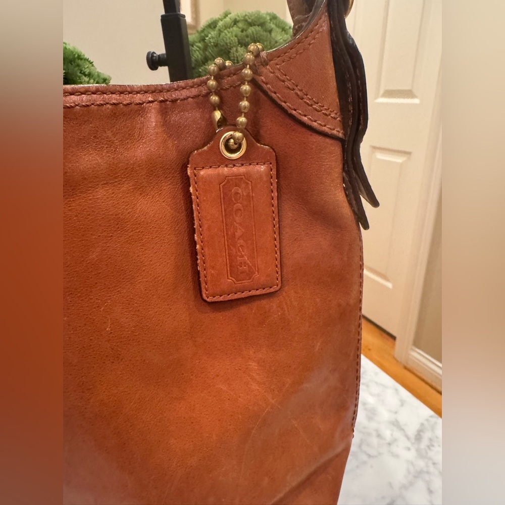 Coach - Bleeker Duffle Crossbody 2008 #12376 Tattersall Lining, Zipper Closure - Picture 4 of 16